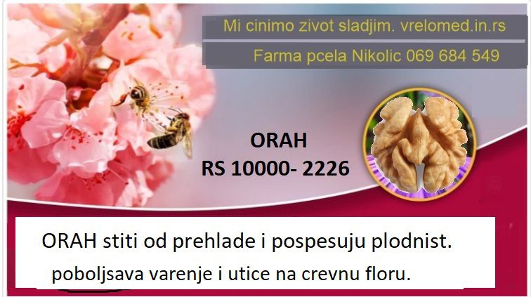 mesavina orah i med vrelo med